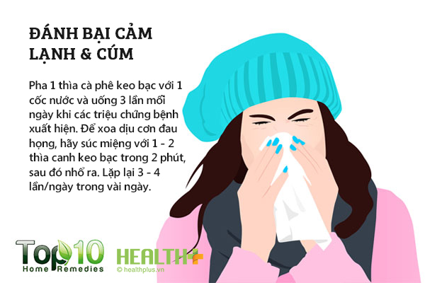 Cách dùng keo bạc để điều trị cảm cúm, cảm lạnh, sốt, ho